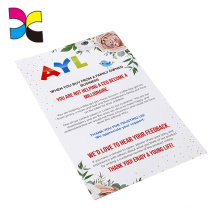 Glossy paper made custom full color A5 brochure flyers printing